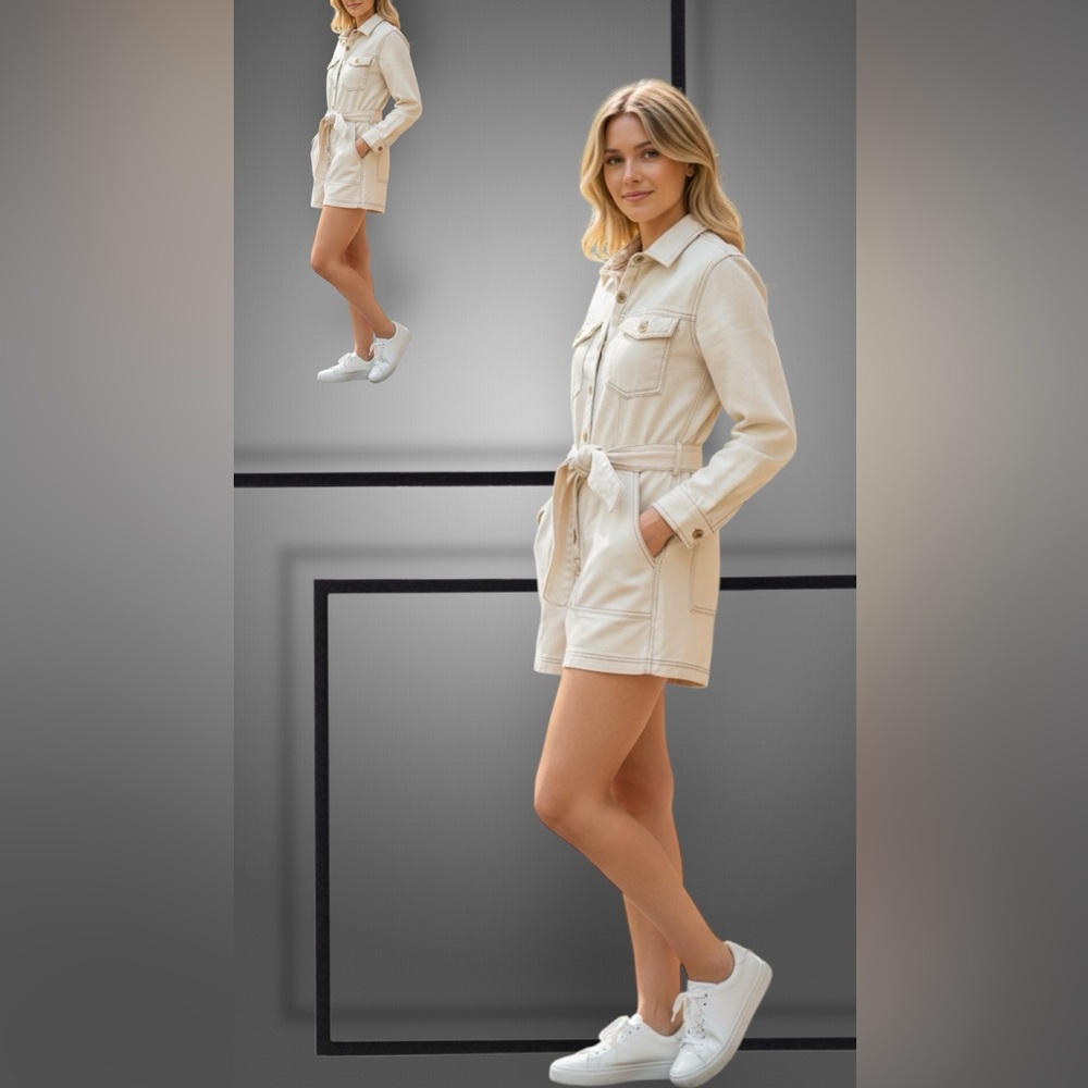 Vintage Y2K Rhythm Cream Women's Jacket - Picture 5 of 13